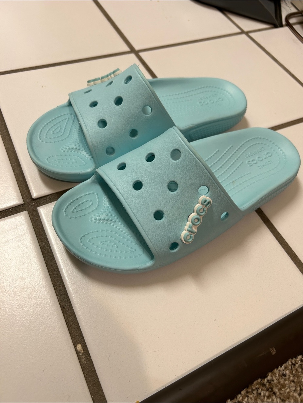CROCS  Light Blue Classic Slide Sandals